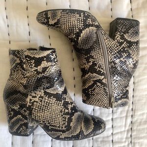 Snakeskin boots